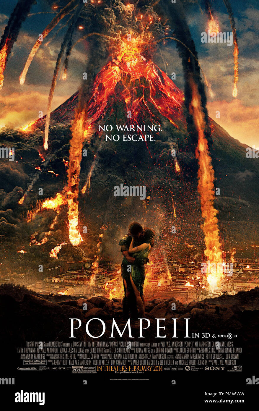 POMPEII. (2014) Poster Stock Photo
