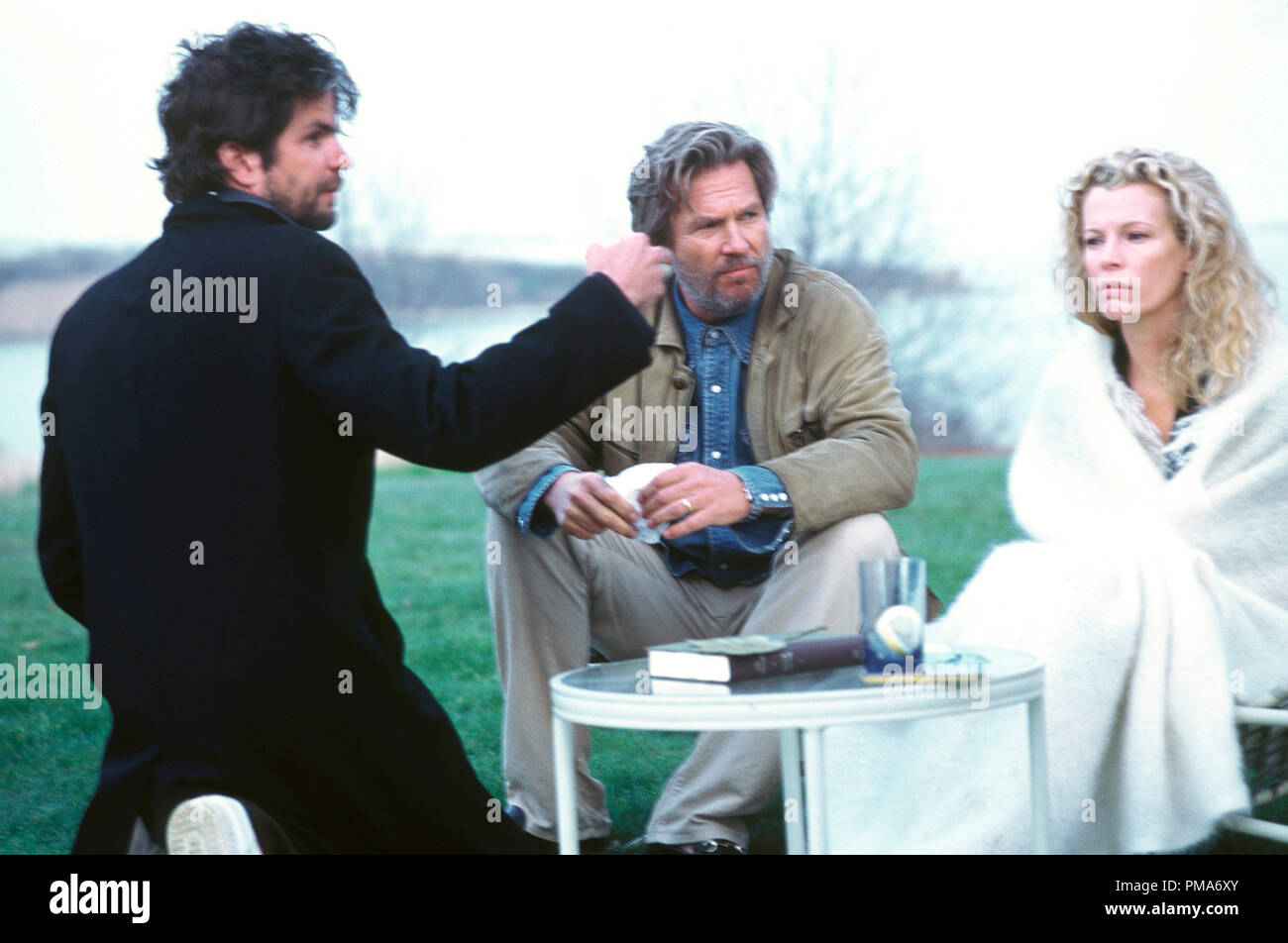 Tod Williams, Jeff Bridges, Kim Basinger  'The Door in the Floor' (2004) Focus Features Stock Photo