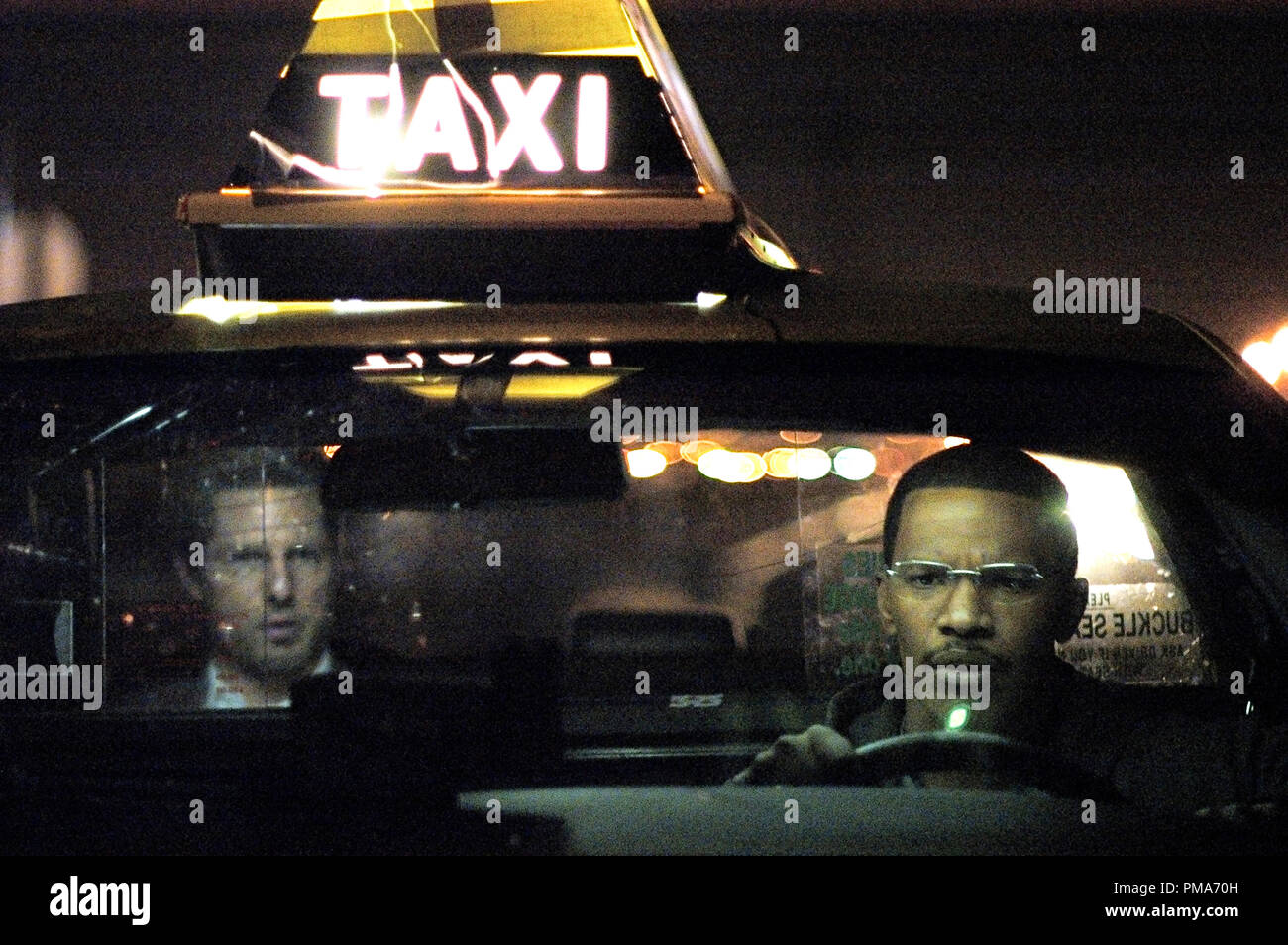 Tom Cruise, Jamie Foxx "Collateral" (2004) Paramount Stock Photo Alamy