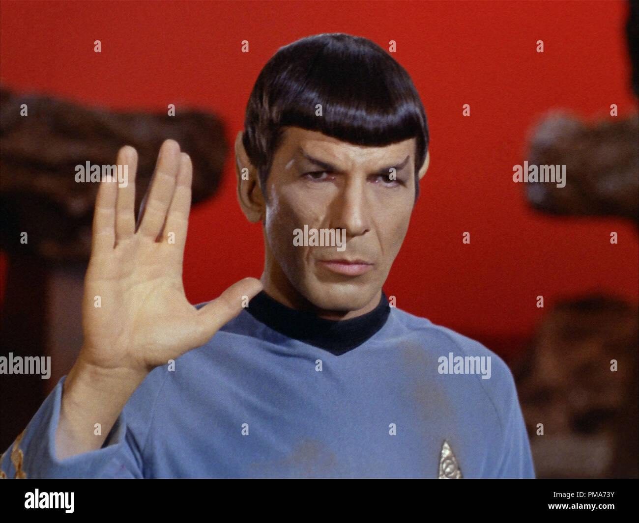Studio Publicity Still from 'Star Trek' Leonard Nimoy circa 1967 Paramount File Reference # 322557 216THA Stock Photo