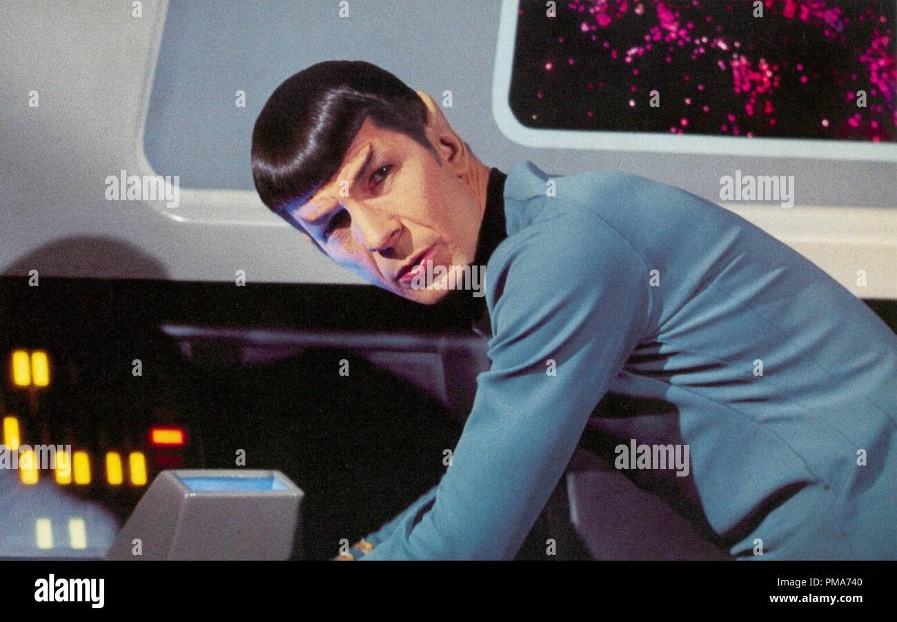 Studio Publicity Still from 'Star Trek' Leonard Nimoy circa 1967 Paramount File Reference # 322557 217THA Stock Photo