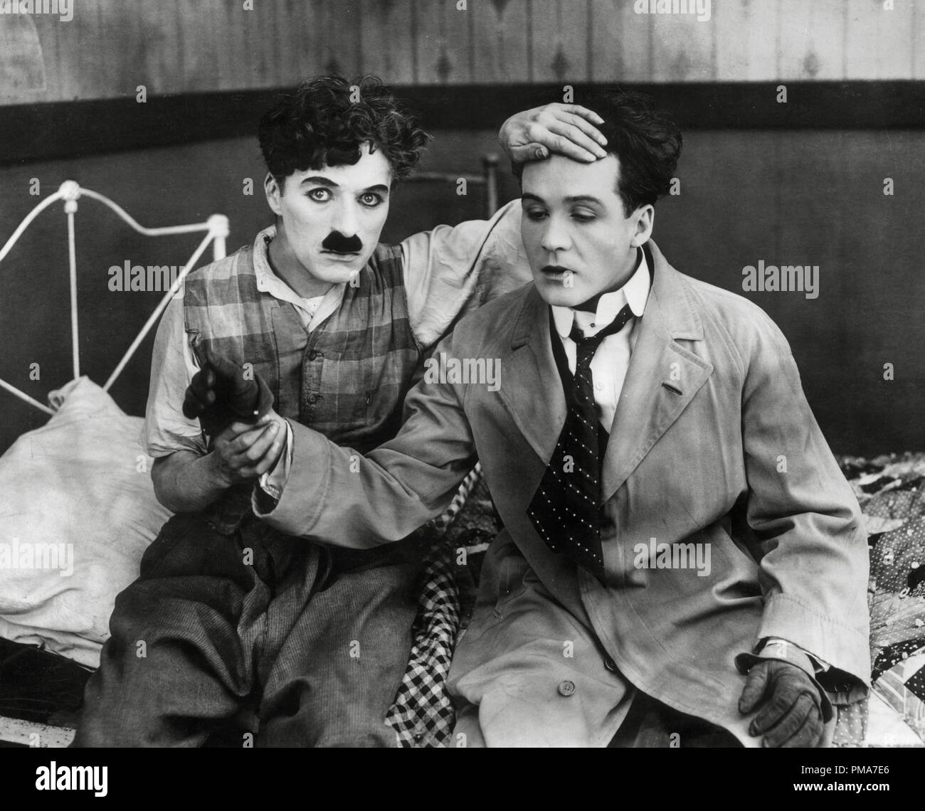 Charles Chaplin, Tom Terriss, 'Sunnyside', 1919 First National Pictures     File Reference # 32263 326THA Stock Photo