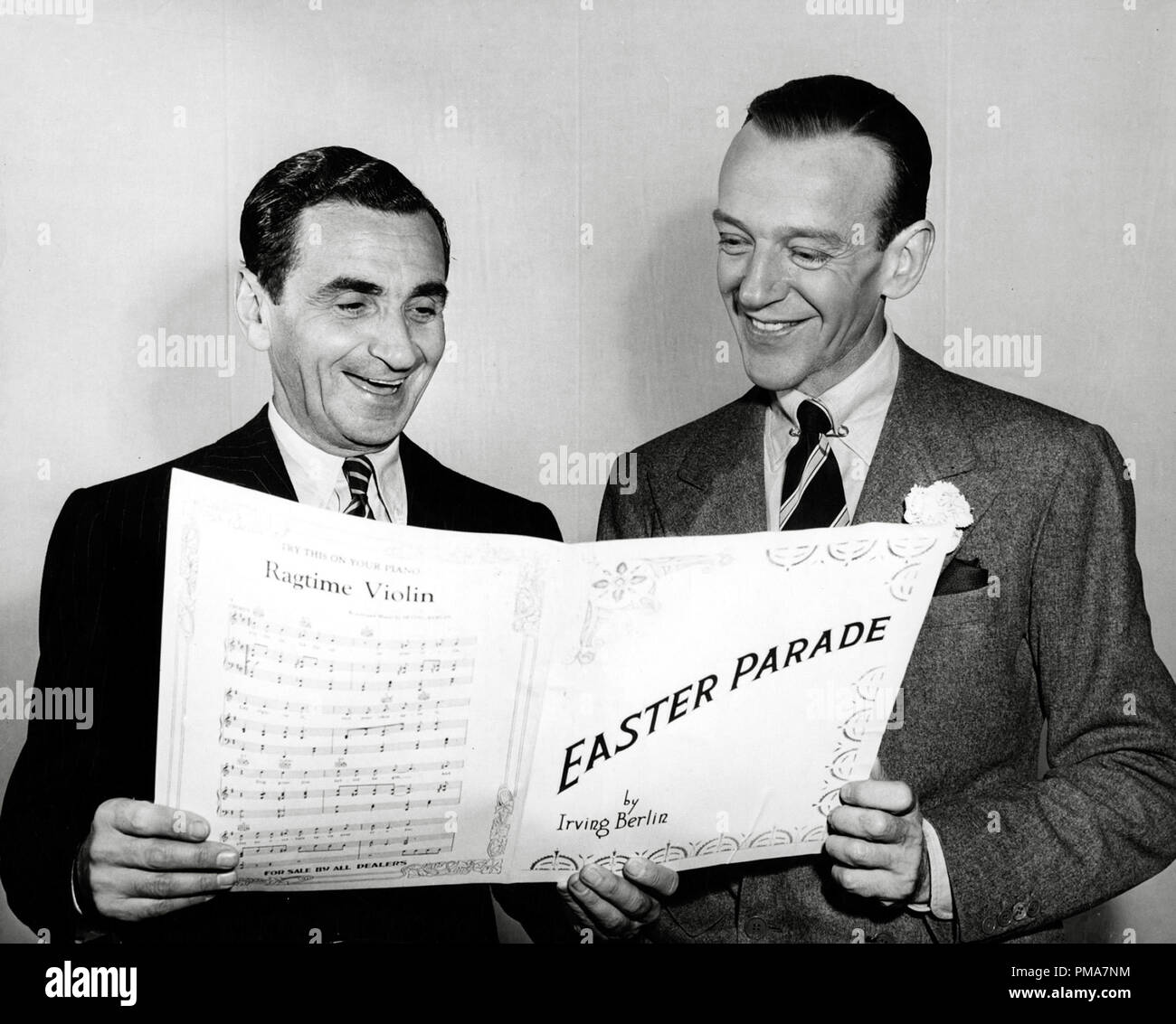 Fred Astaire, Irving Berlin circa 1935     File Reference # 32263 698THA Stock Photo