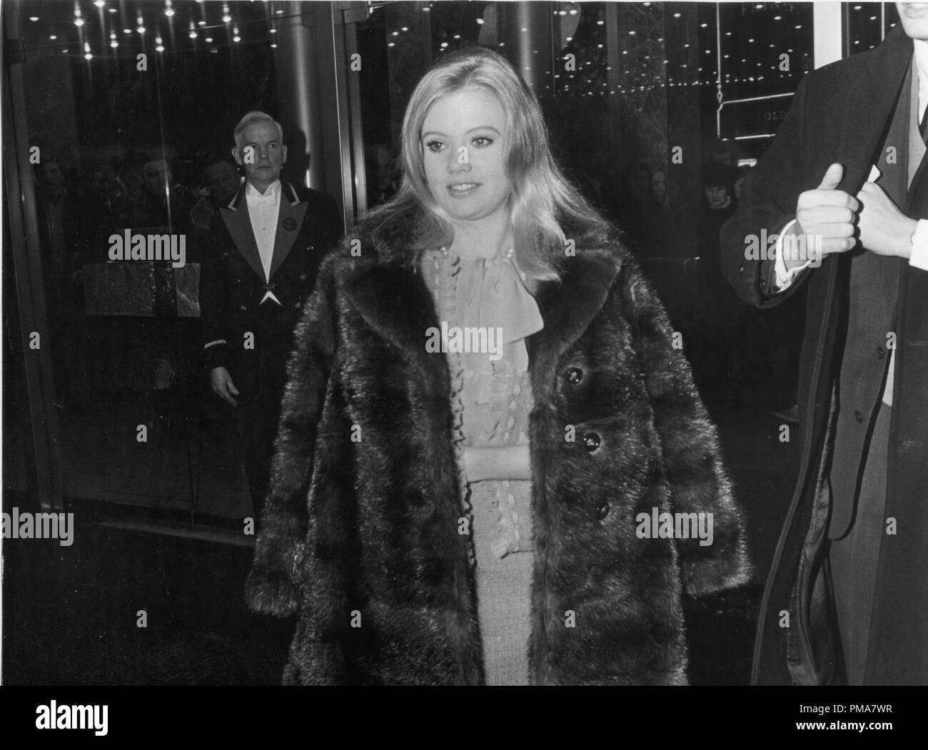 Hayley Mills, attends a showing of her film, "The Family Way" 1966© JRC /The Hollywood Archive