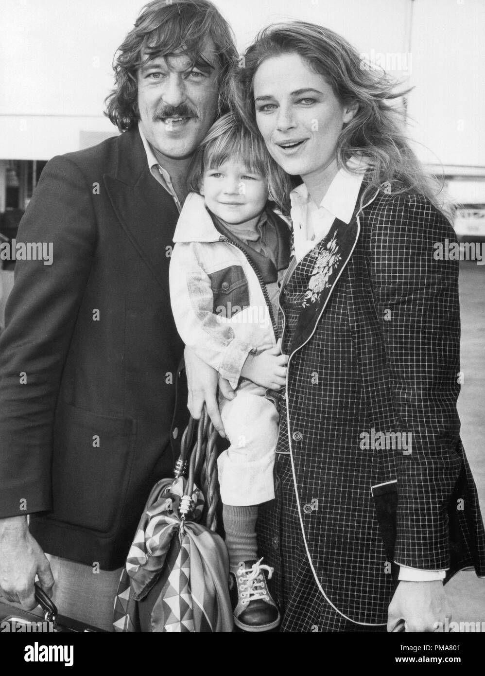 Charlotte Rampling with her husband Bryan Southcombe and son Barnaby, circa 1975 © JRC /The Hollywood Archive - All Rights Reserved  File Reference # 32263 898THA Stock Photo