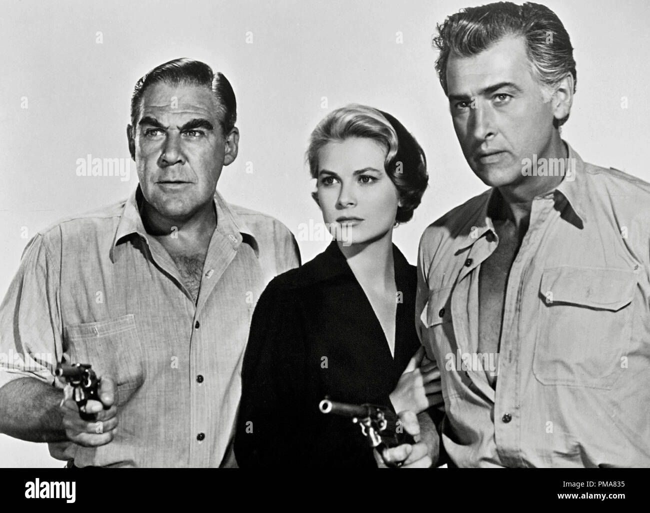 Grace Kelly, Paul Douglas, Stewart Granger',  'Green Fire', 1954 MGM  File Reference # 32368 724THA Stock Photo
