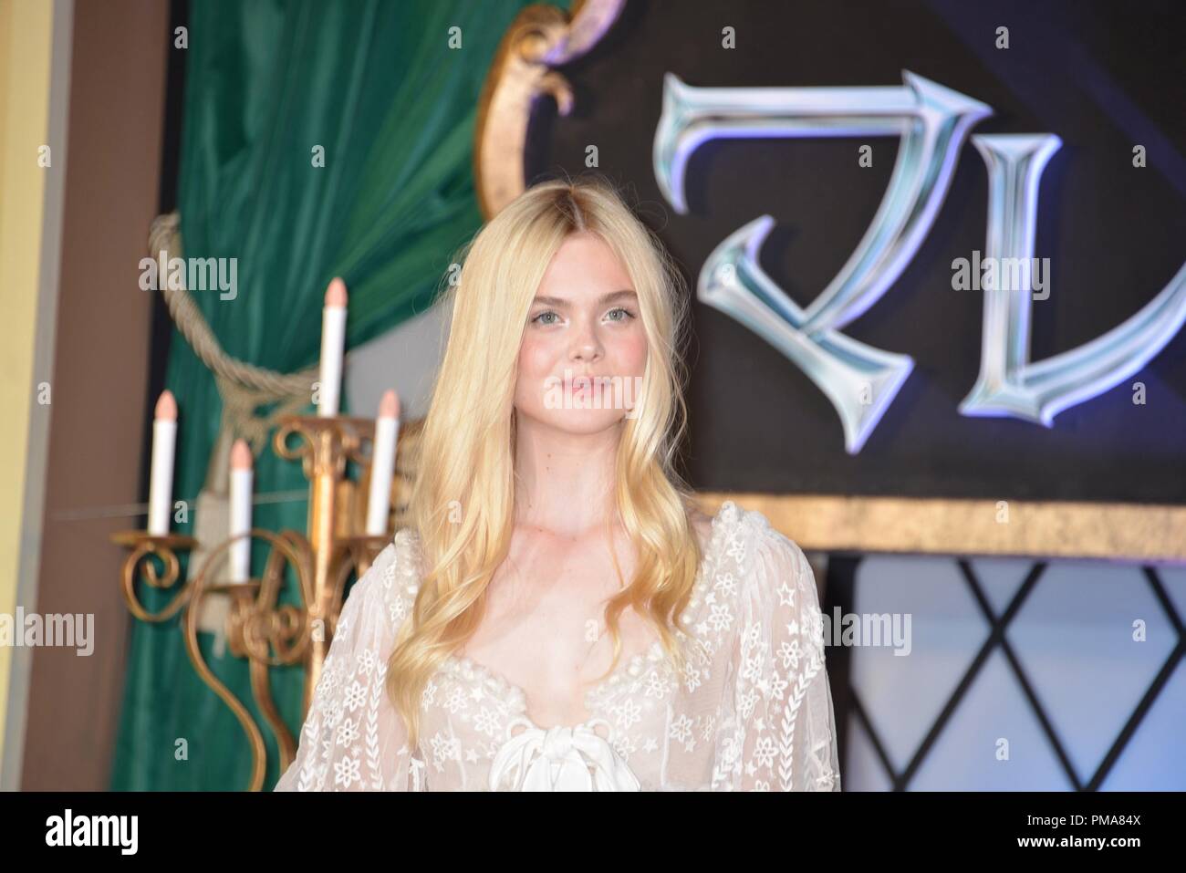 Elle Fanning  06/23/2014 Japan premiere of 'Maleficent' held at Yebisu Garden Place in Tokyo, Japan Photo by Kazumi Nakamoto / HNW / PictureLux Stock Photo