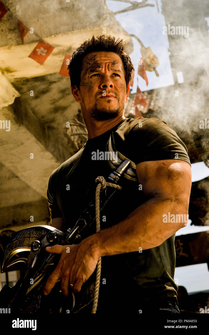 Mark Wahlberg plays Cade Yeager in TRANSFORMERS AGE OF EXTINCTION