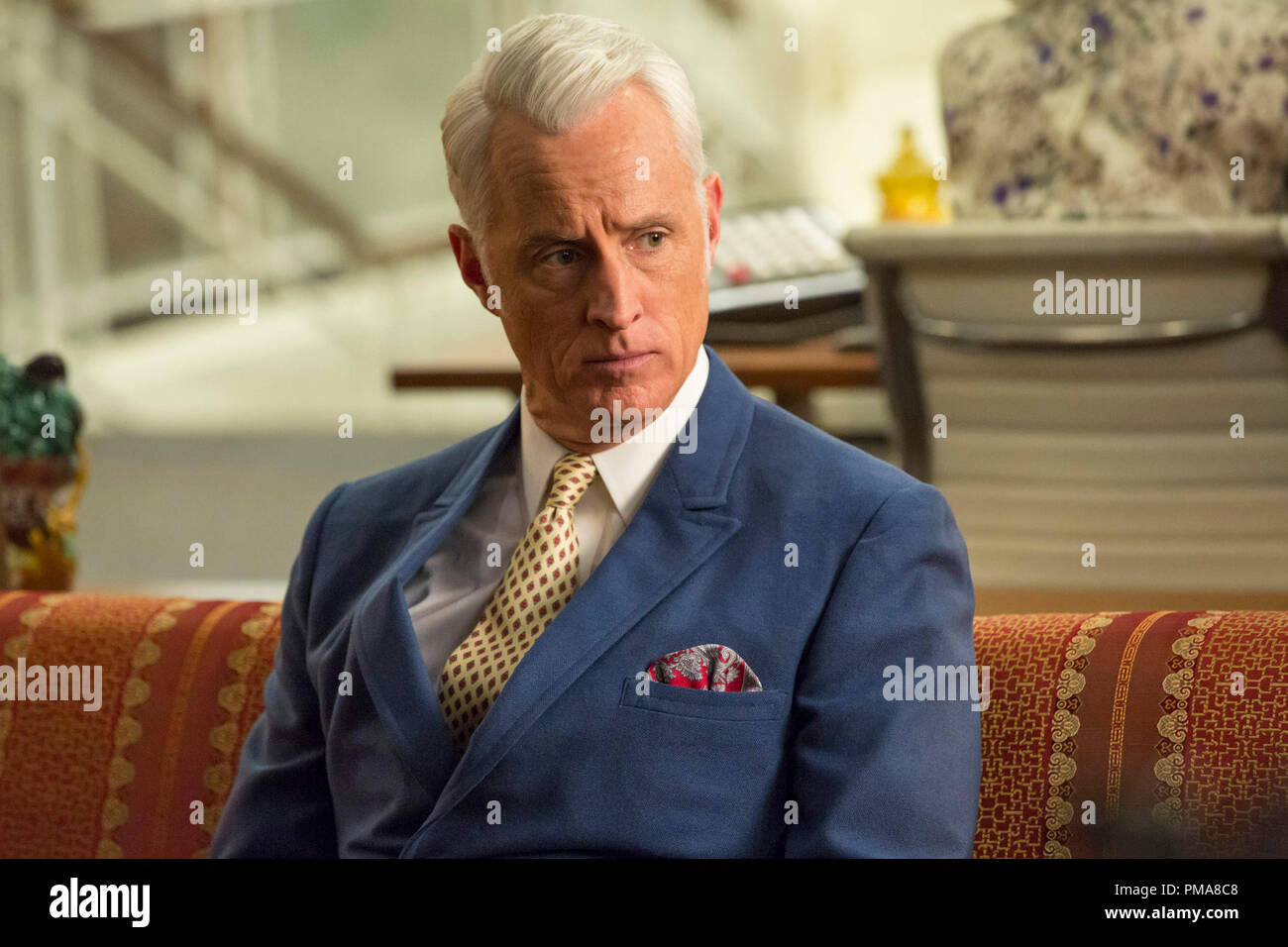 John Slattery as Roger Sterling Mad Men Season 7, Episode 7 Photo Credit; Michael Yarish/AMC