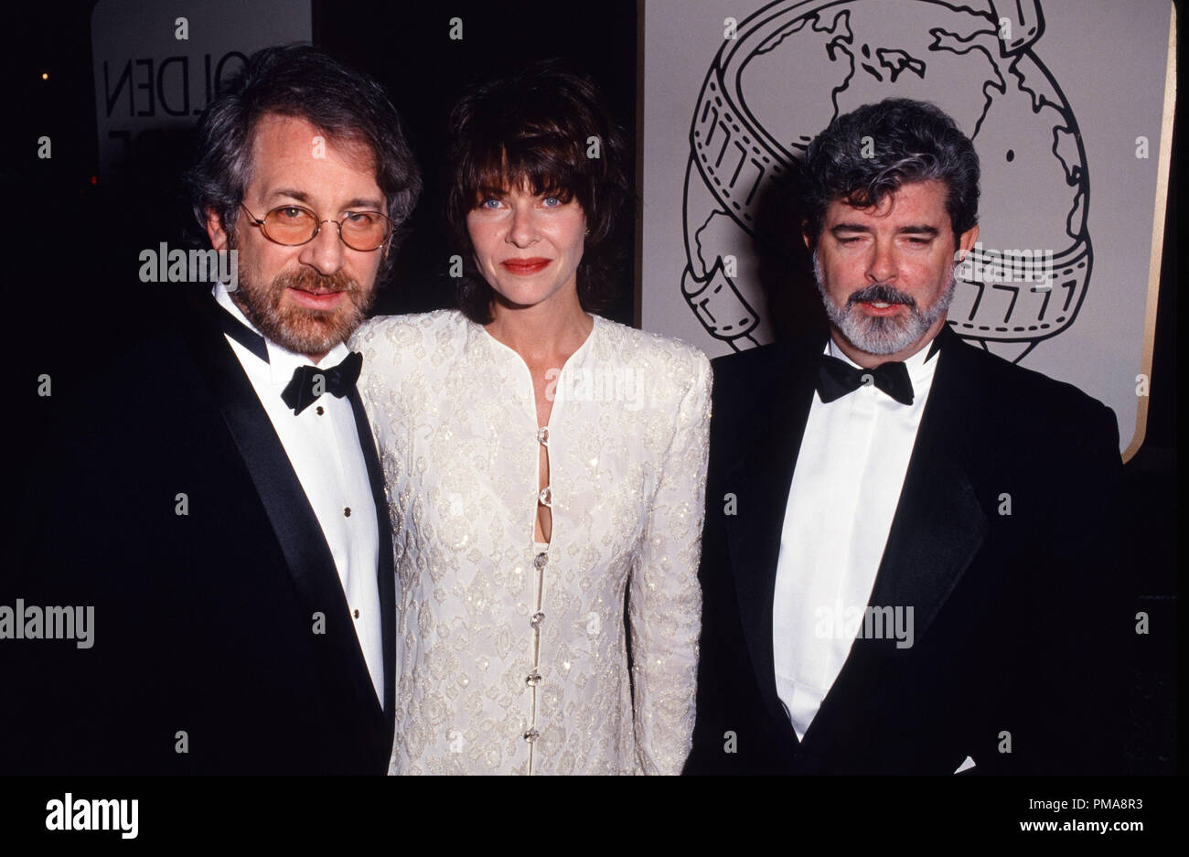 George Lucas, Kate Capshaw, Steven Spielberg circa 1994 © JRC /The Hollywood Archive  -  All Rights Reserved  File Reference # 31955 647JRC Stock Photo