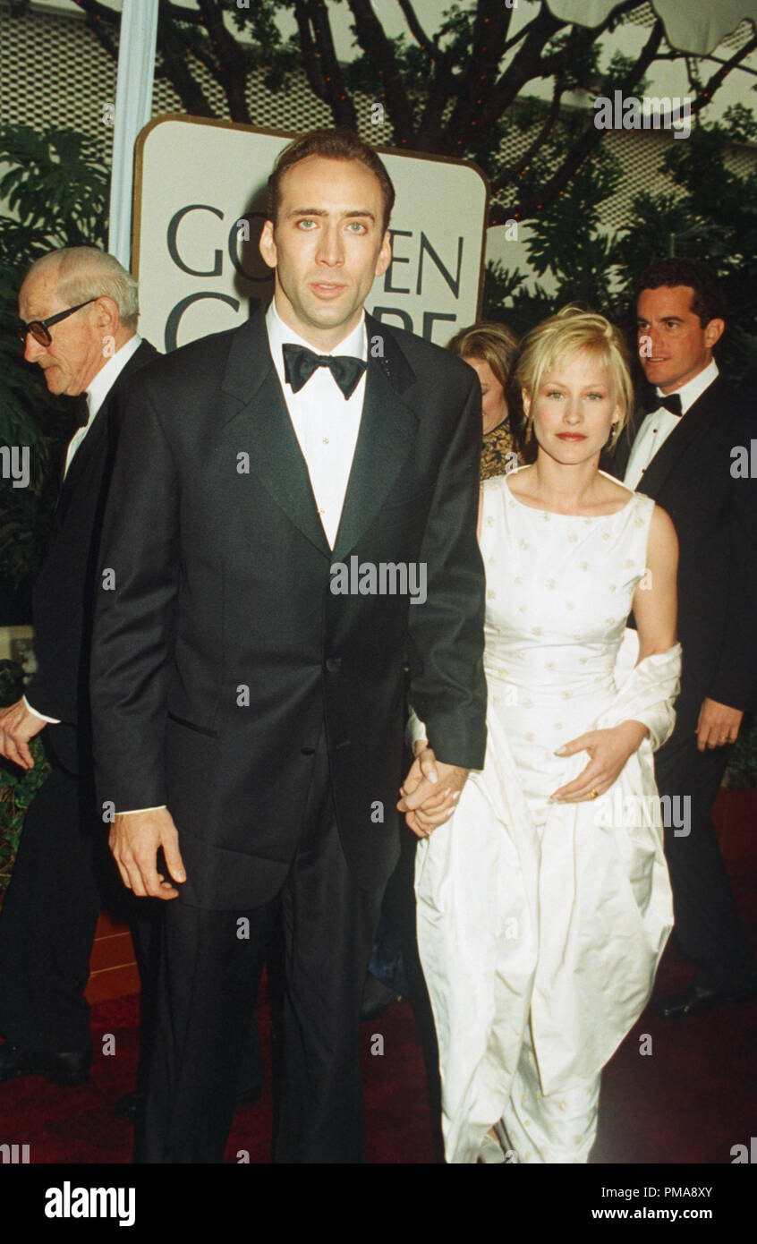 Nicolas Cage And Wife Patricia Arquette Stock Photos & Nicolas ...