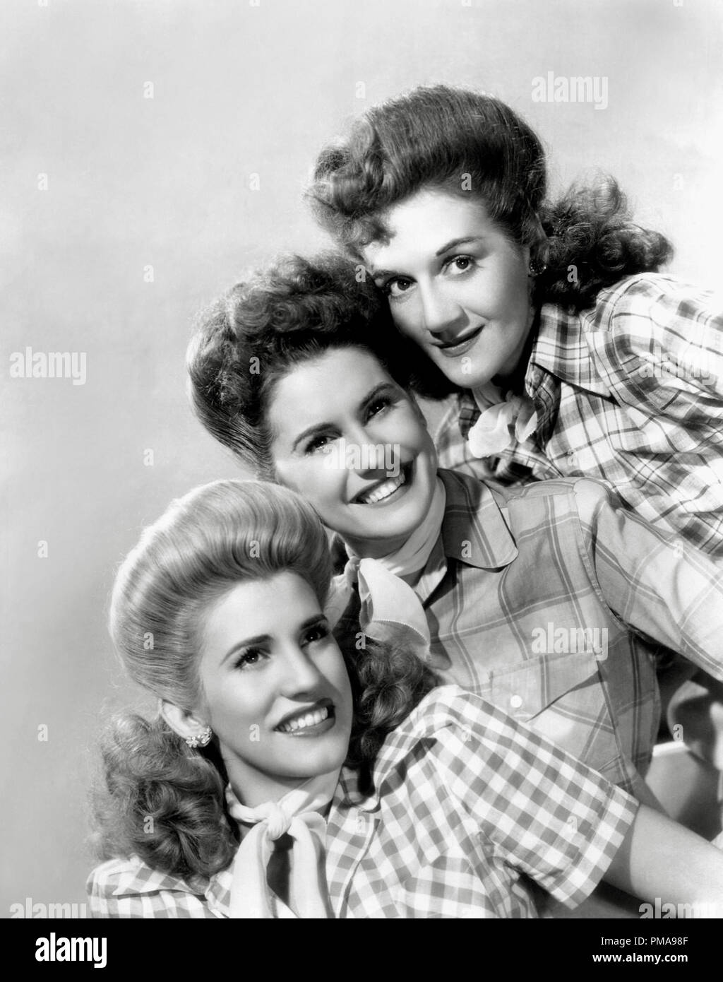 The Andrews Sisters circa 1944    File Reference # 31955 848THA Stock Photo