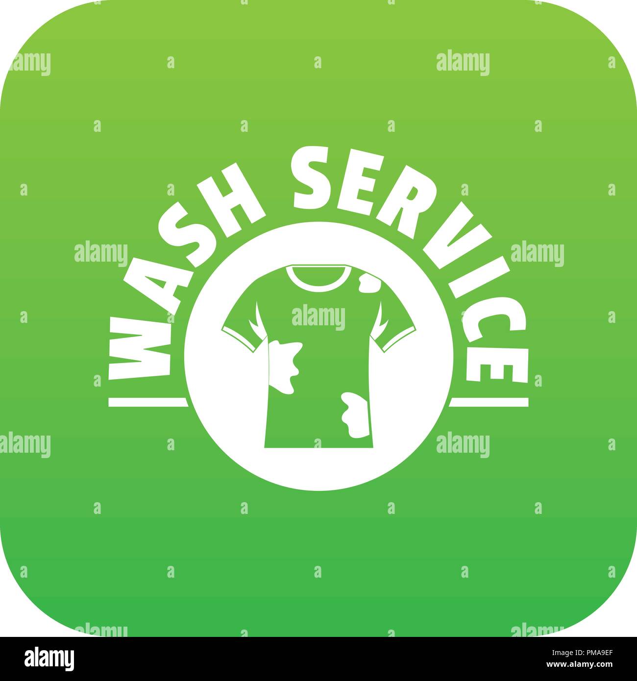 Dry cleaning icon green vector Stock Vector Image & Art Alamy