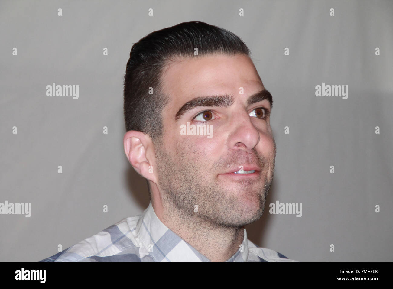 Zachary Quinto 'Star Trek Into Darkness' Portrait Session, May 5, 2013. Reproduction by American tabloids is absolutely forbidden. File Reference # 31960 018JRC  For Editorial Use Only -  All Rights Reserved Stock Photo