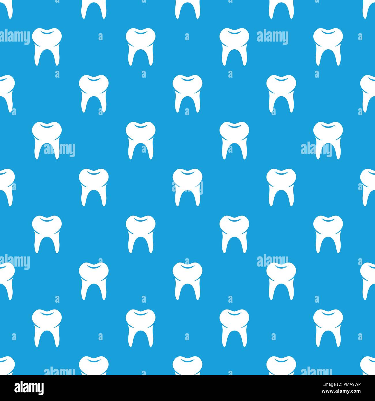 Wisdom tooth pattern vector seamless blue Stock Vector Image & Art - Alamy