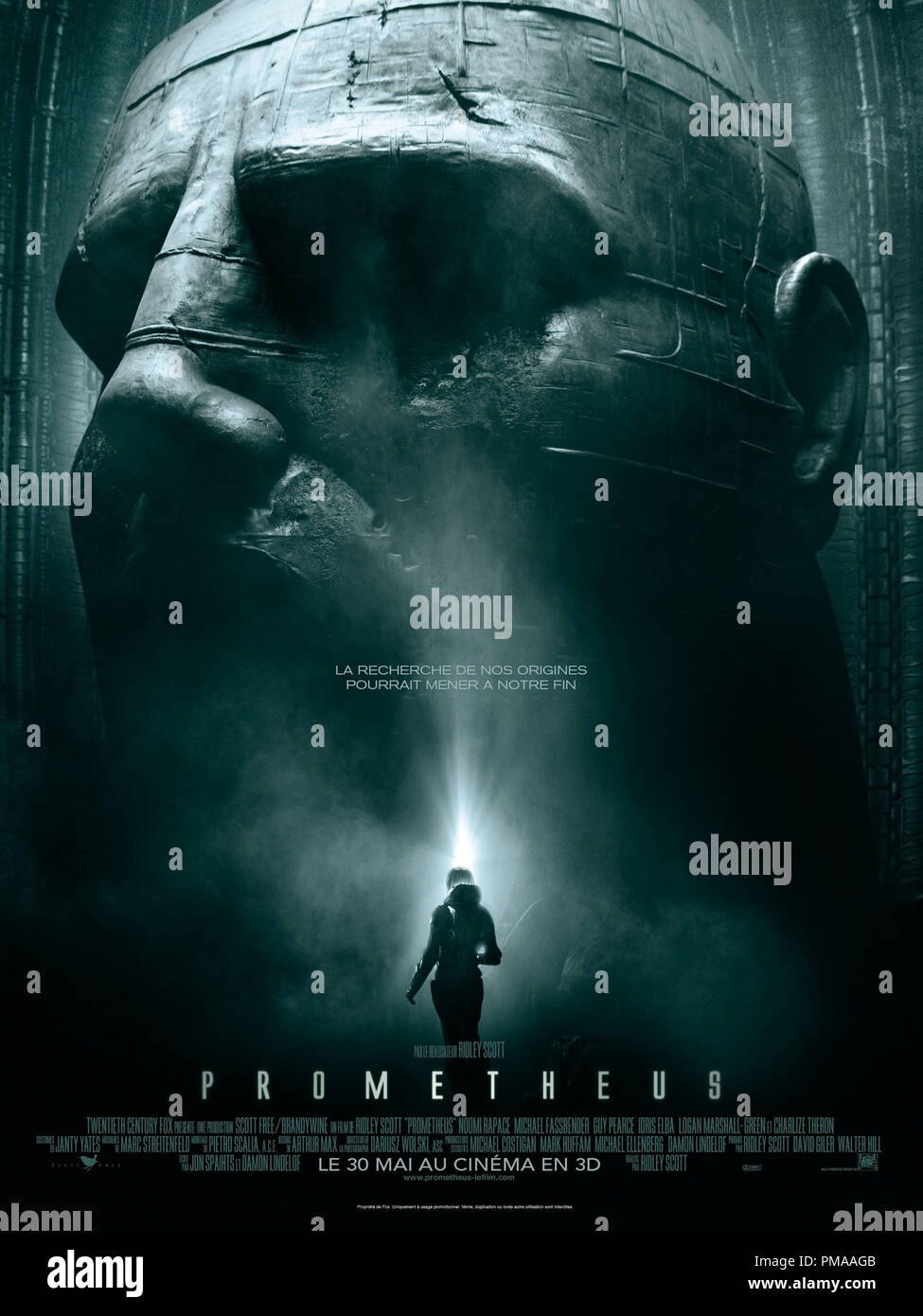 'Prometheus' 2012  Poster Stock Photo