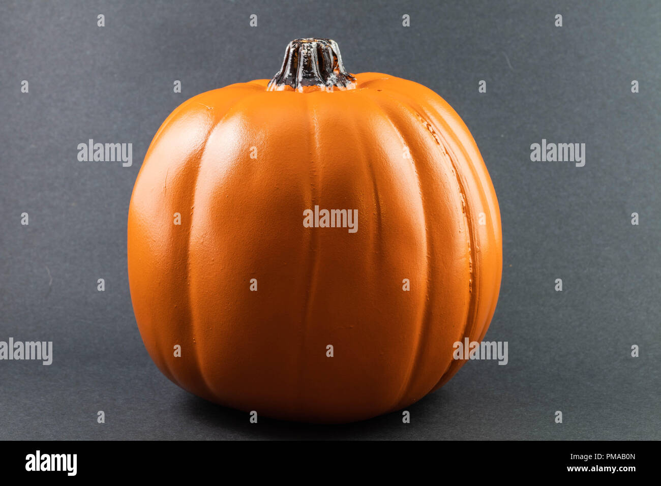 Pumpkin on black background Stock Photo - Alamy