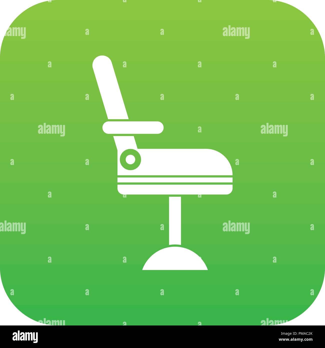 Chair icon digital green Stock Vector Image & Art - Alamy