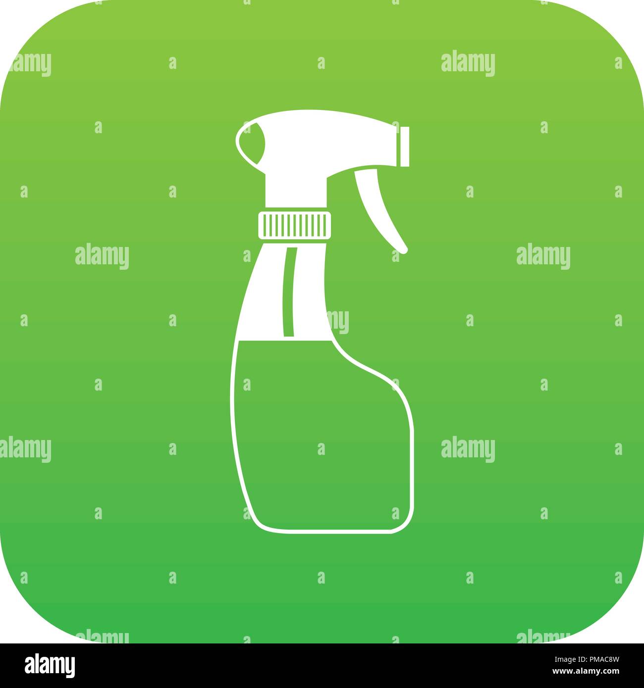 Spray icon digital green Stock Vector