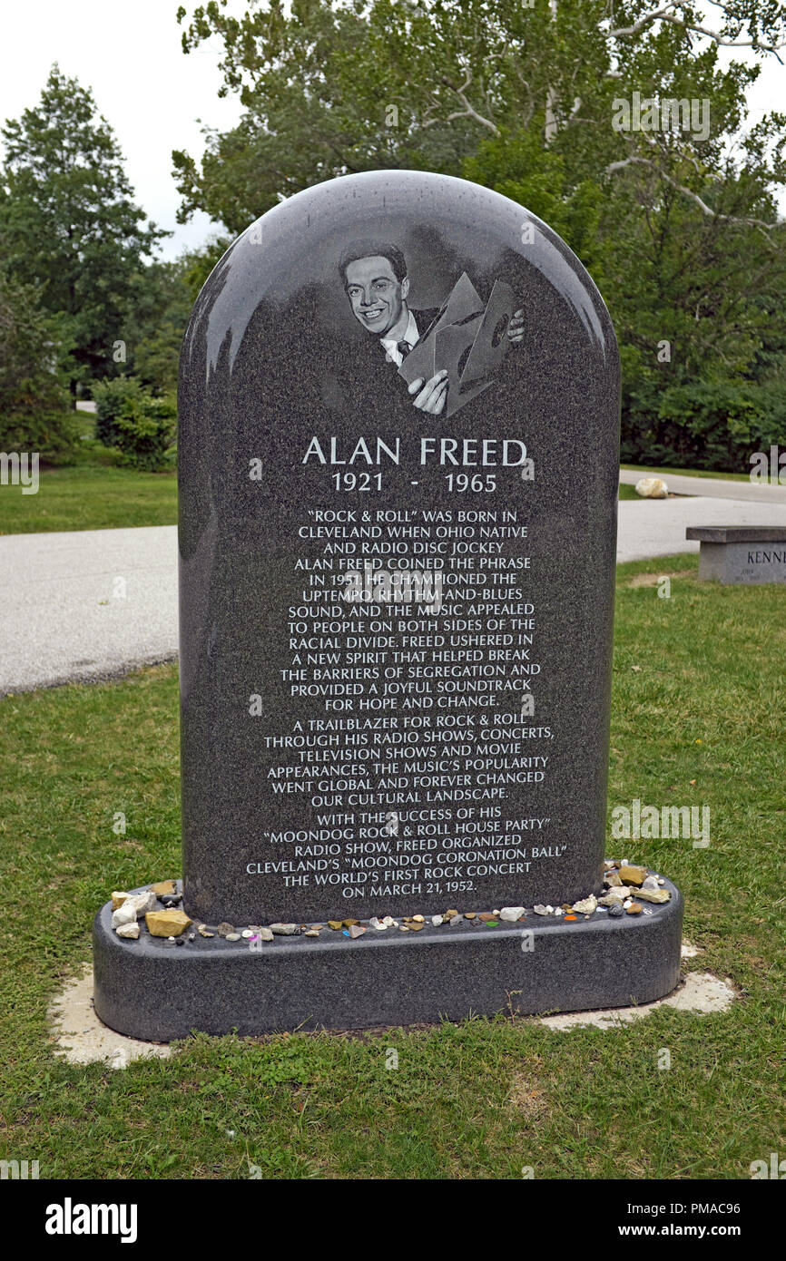 Cleveland disc jockey Alan Freed, who coined the phrase 'rock 'n