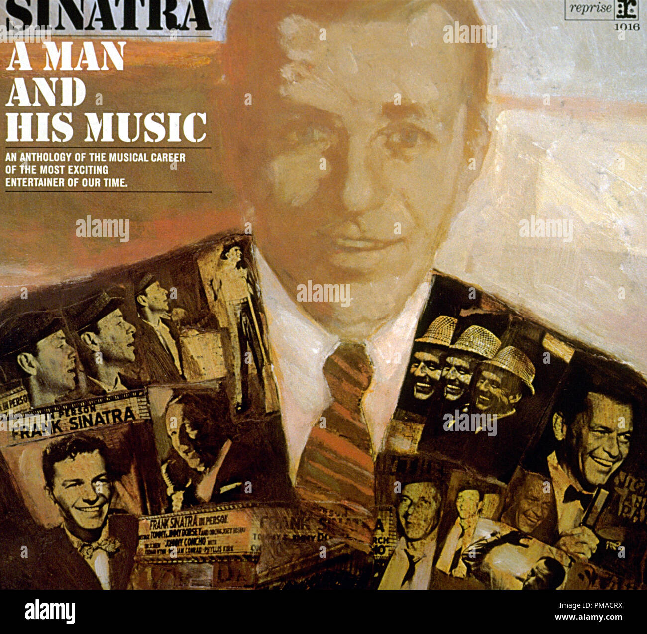 A Man and His Music is a 1965 double album by Frank Sinatra. It provides a brief retrospective of Sinatra's musical career.   File Reference # 32368 430THA Stock Photo