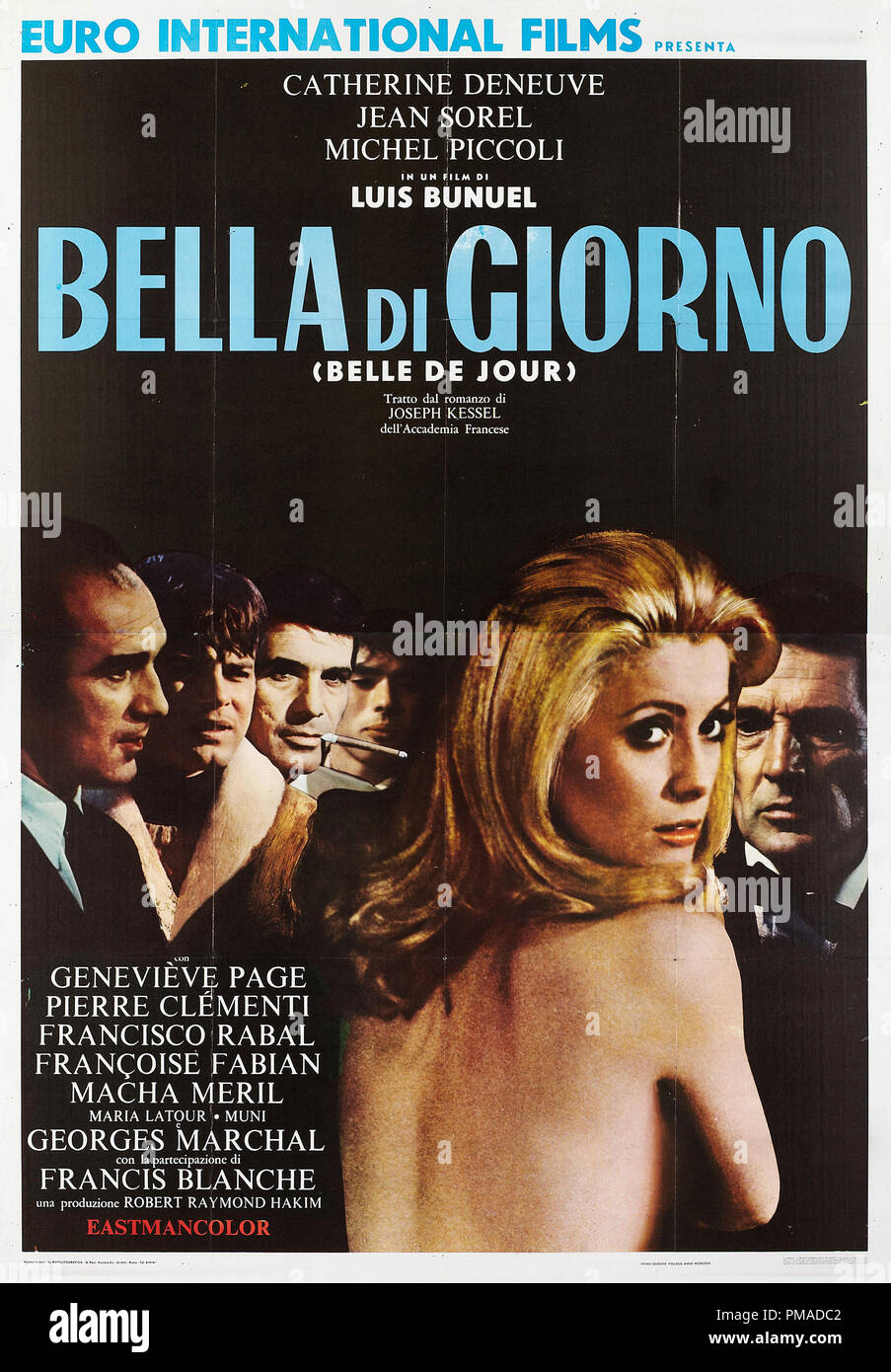1967 Catherine Deneuve Luis Bunuel movie poster print 2 Belle de jour
