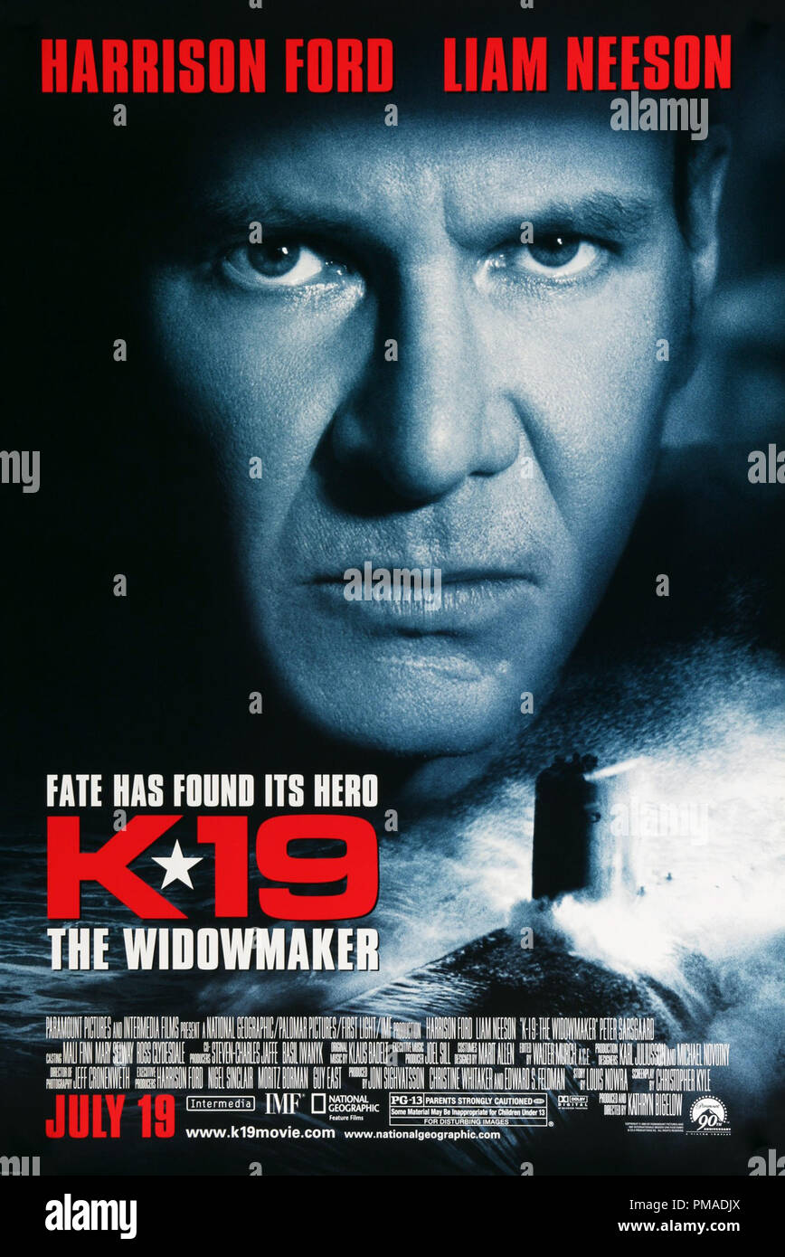 K19 The Widowmaker US Poster 2002 Paramount Pictures Harrison Ford File Reference 32509 K19 The Widowmaker US Poster 2002 Paramount Pictures Harrison Ford File Reference 32509