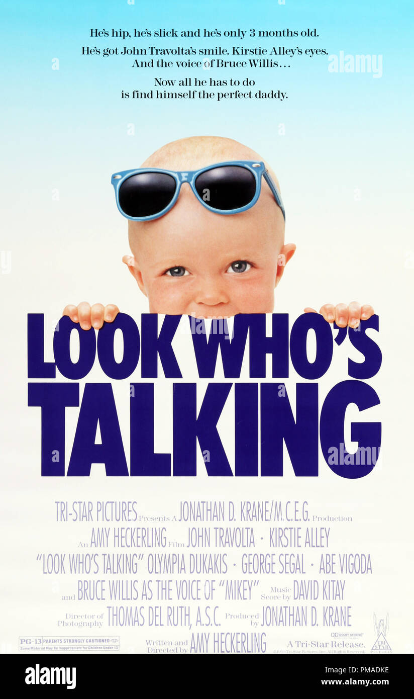 'Look Who's Talking' - US Poster 1989 Tri Star Pictures   File Reference # 32509 231THA Stock Photo