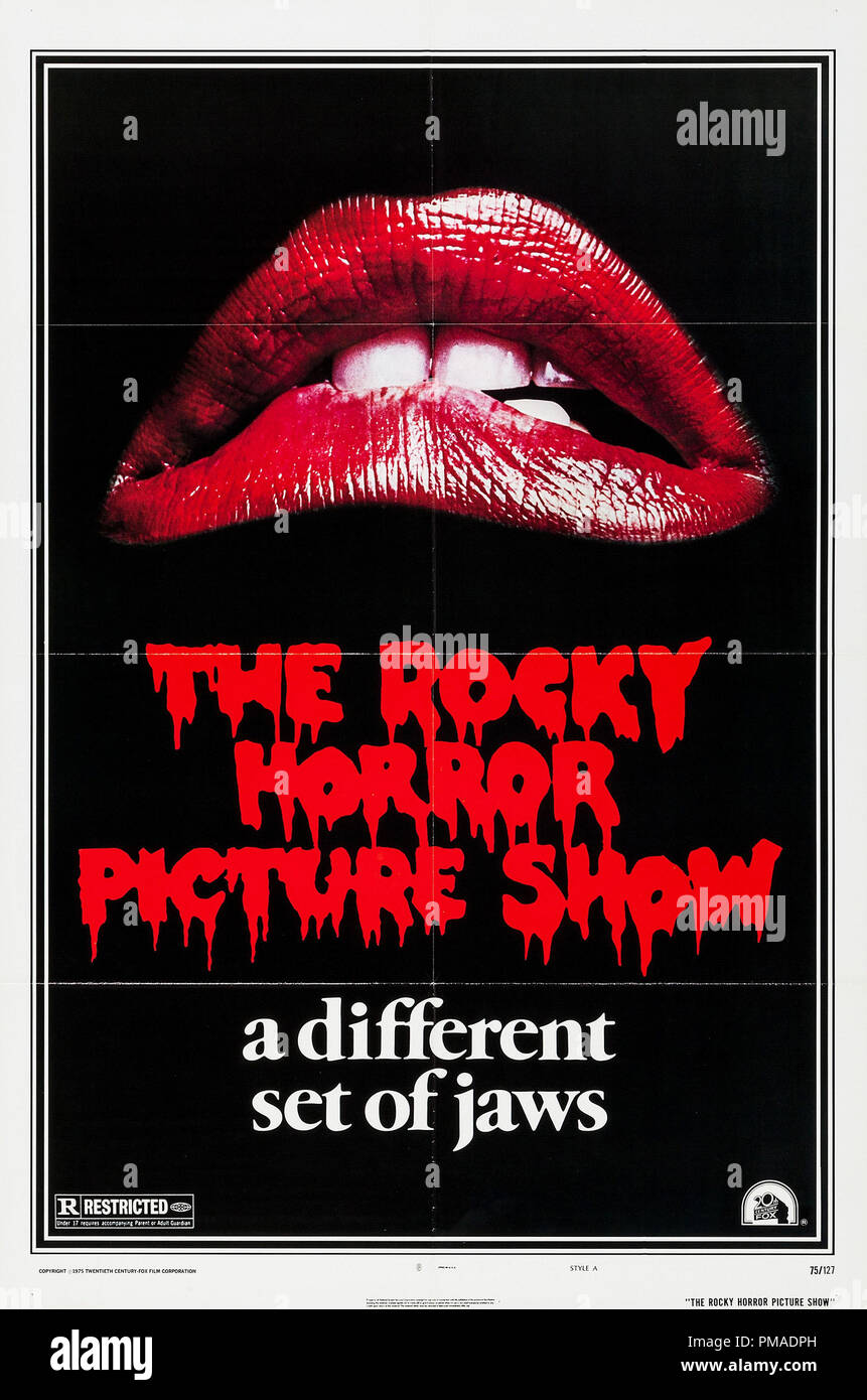 'The Rocky Horror Picture Show' - US Poster 1975 20th Century Fox  File Reference # 32509 319THA Stock Photo