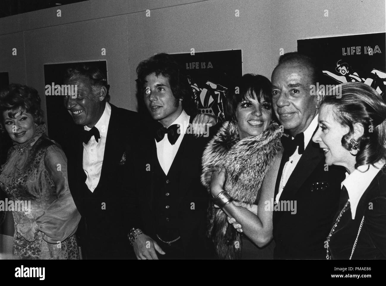 Lucille Ball, Gary Morton, Desi Arnaz Jr., Liza Minnelli, Vincent Minnelli, circa 1966 File Reference # 32509 660THA Stock Photo