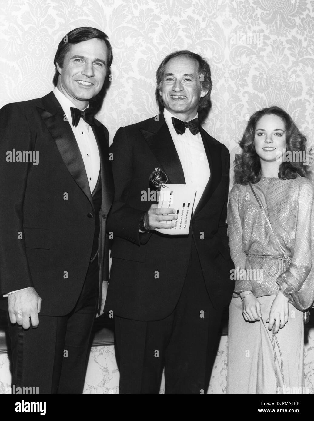 Gil Gerard, Melissa Sue Anderson at the 38th Annual Golden Globe Awards, 1981  File Reference # 32509 922THA Stock Photo