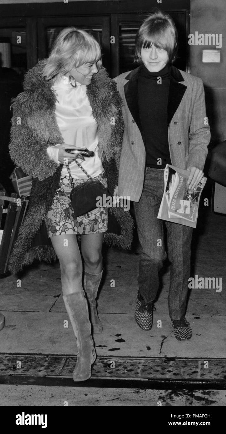 Brian Jones of The Rolling Stones and Anita Pallenberg, 1966 © JRC /The Hollywood Archive - All Rights Reserved  File Reference # 32633 596THA Stock Photo