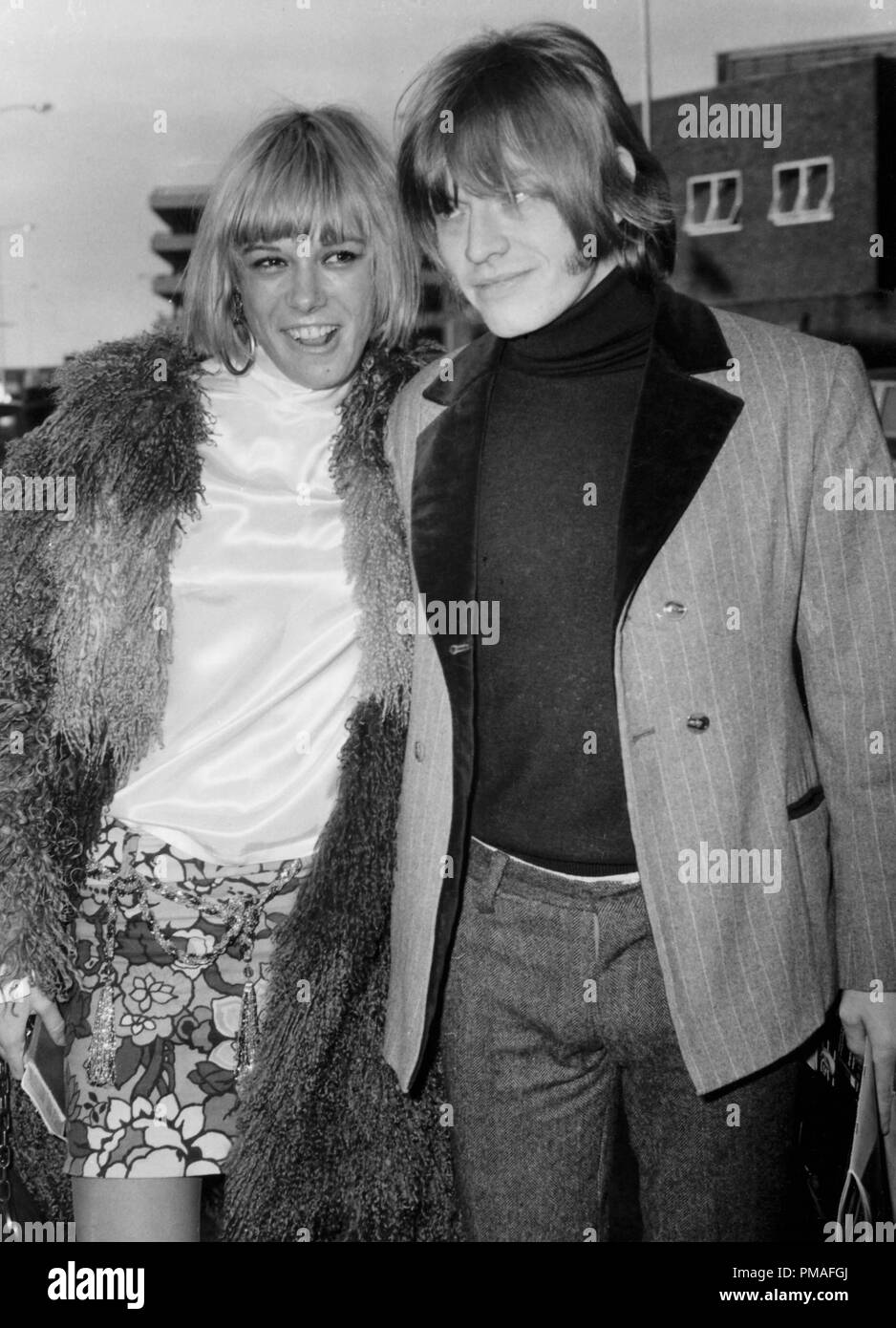 Brian Jones of The Rolling Stones and Anita Pallenberg, 1966 © JRC /The Hollywood Archive - All Rights Reserved  File Reference # 32633 597THA Stock Photo