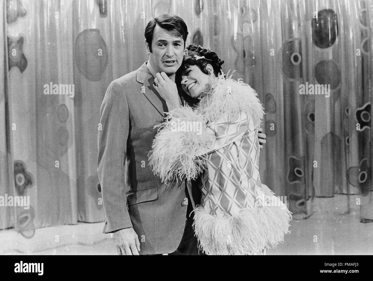 Rock Hudson and Joanne Worley "Rowan and Martin's Laugh-in" circa 1968 ...