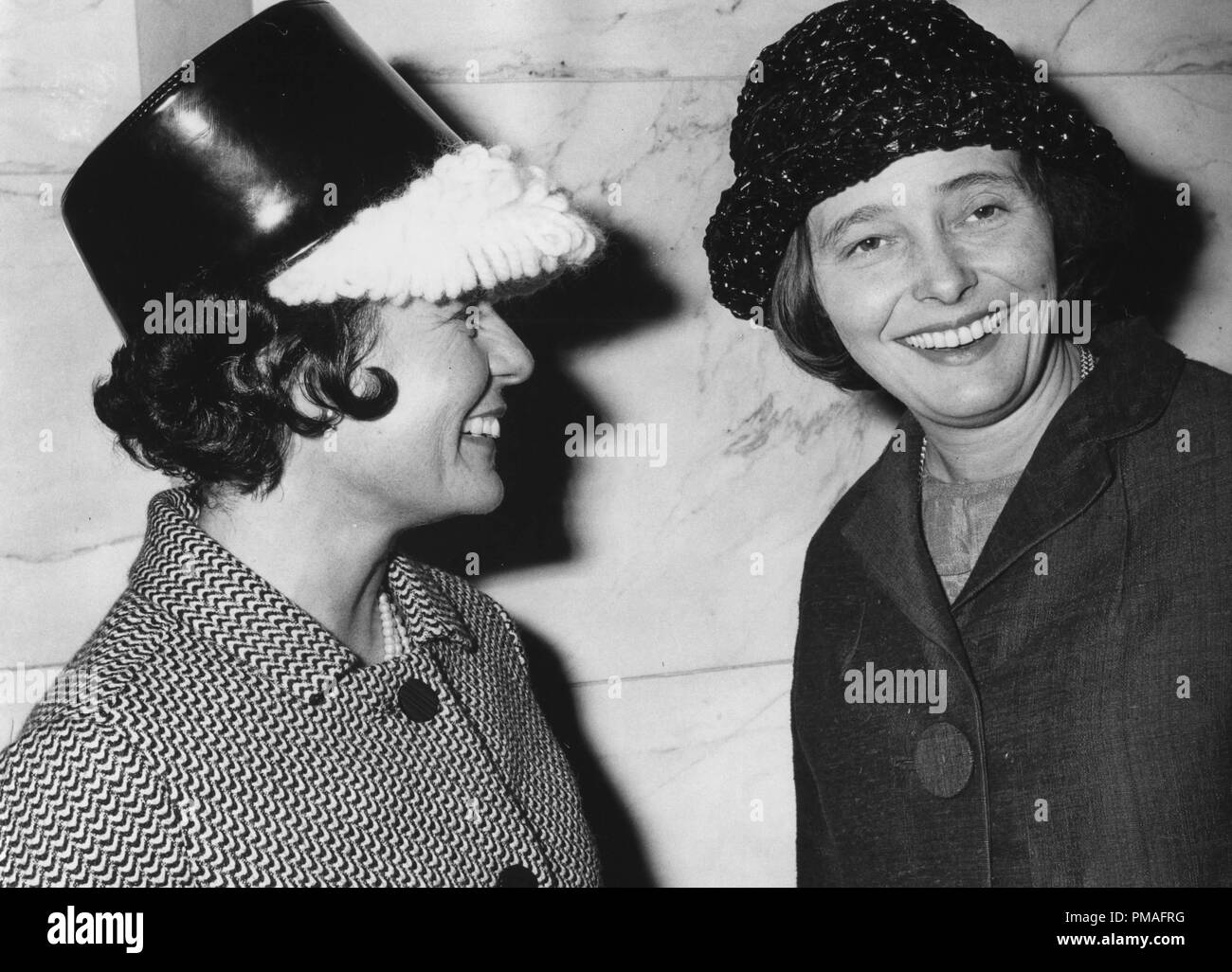 Patricia Neal and Antonella Kerr, The Marchioness of Lothian, 1966 ...