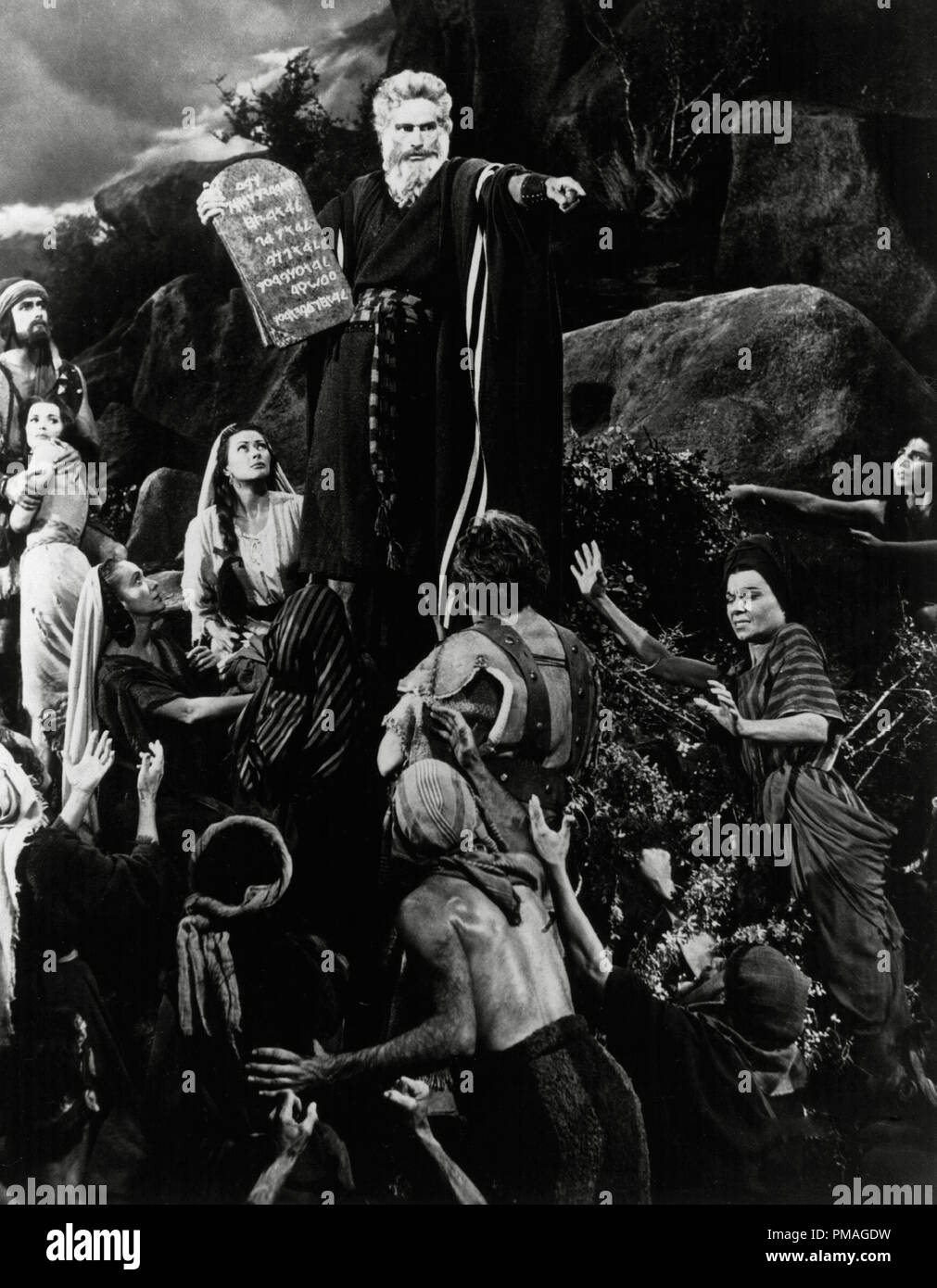 Charlton Heston, 'The Ten Commandments' 1956 Paramount  File Reference # 32733 025THA Stock Photo