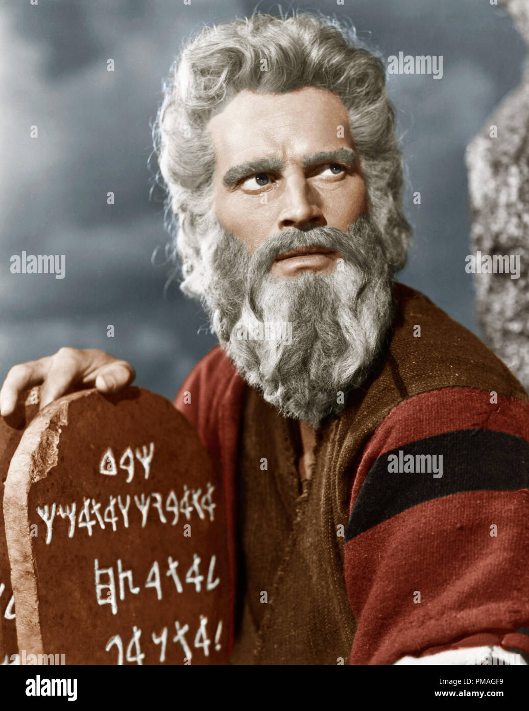 Charlton Heston, 'The Ten Commandments' 1956 Paramount File Reference # 32733 062THA Stock Photo