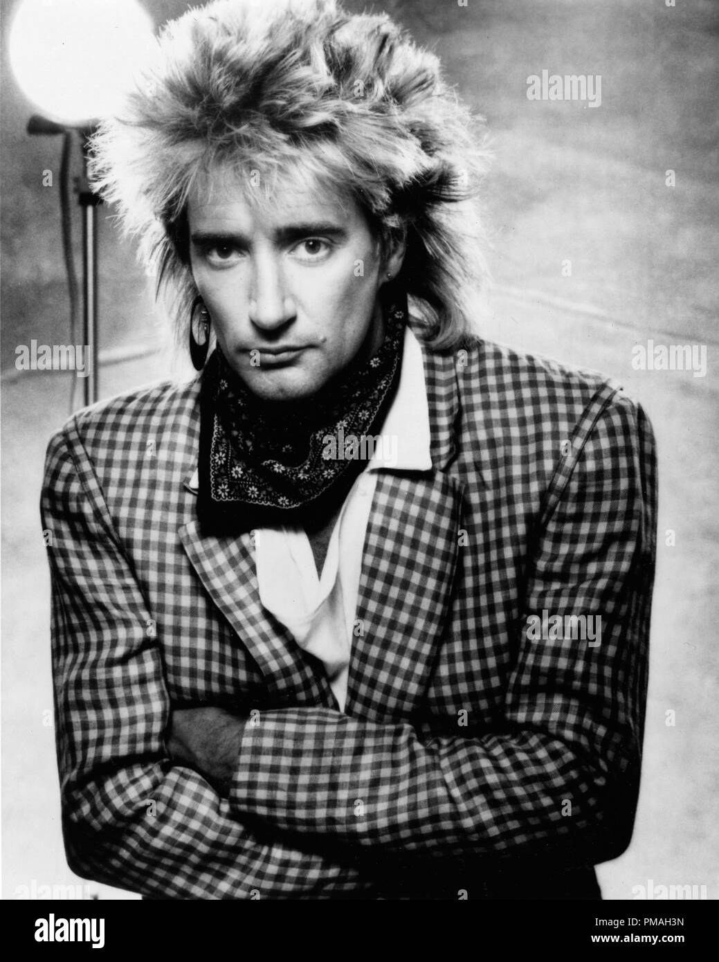 Publicity photo of Rod Stewart, circa 1987  File Reference # 32733 417THA Stock Photo