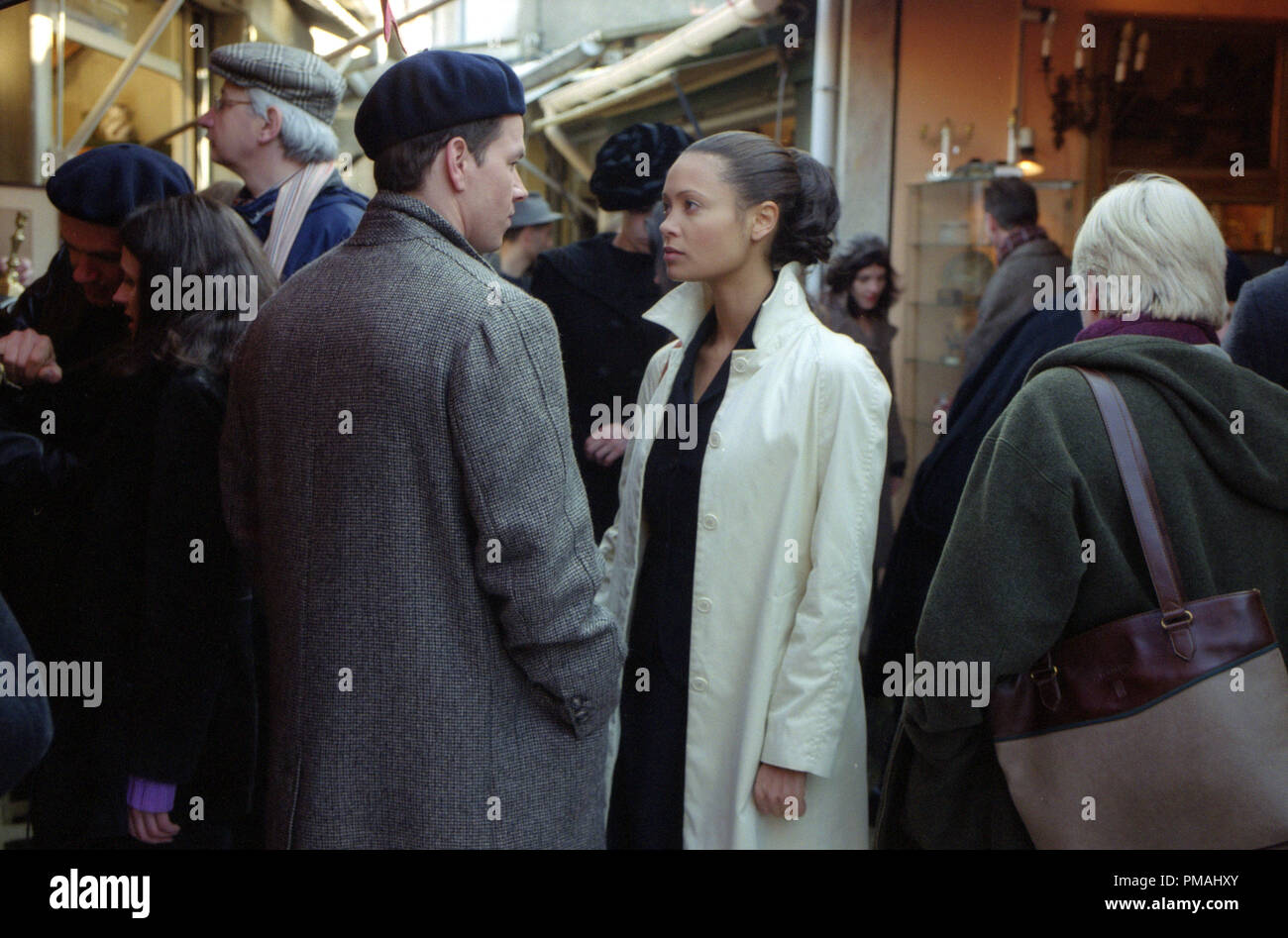 Regina Lambert (THANDIE NEWTON) wants to believe Joshua Peters (MARK WAHLBERG) is an ally, but can't be sure. 'The Truth About Charlie' (2002) Stock Photo