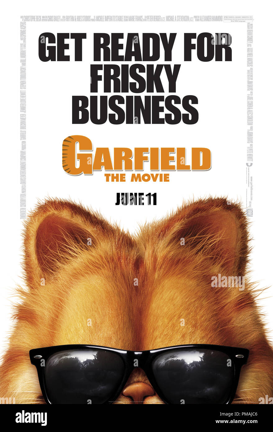 'Garfield The Movie' (2004) Poster Stock Photo