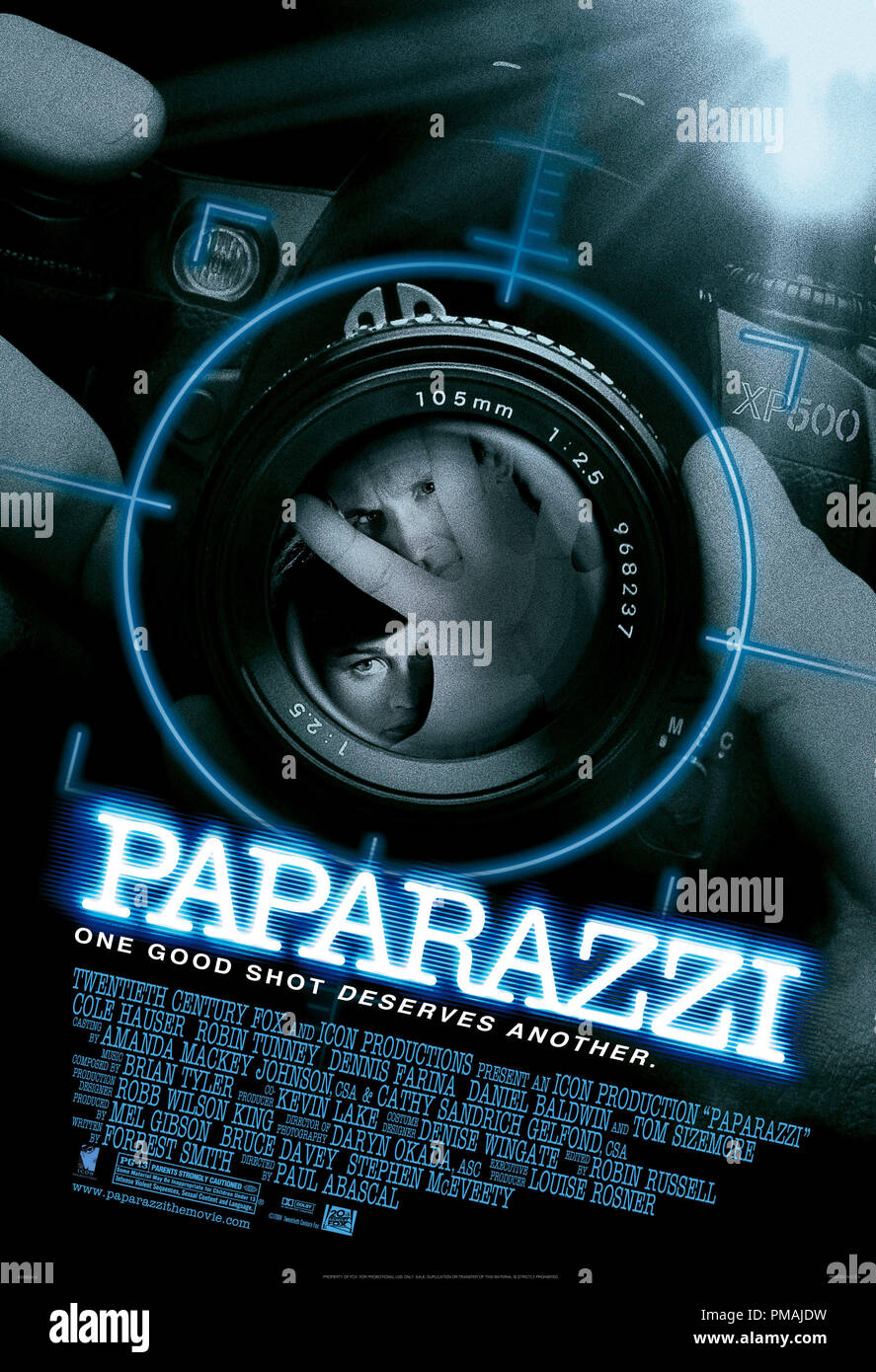 'Paparazzi' (2004) Poster Stock Photo