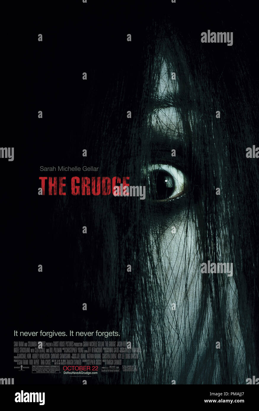 'The Grudge' (2004) Poster Stock Photo