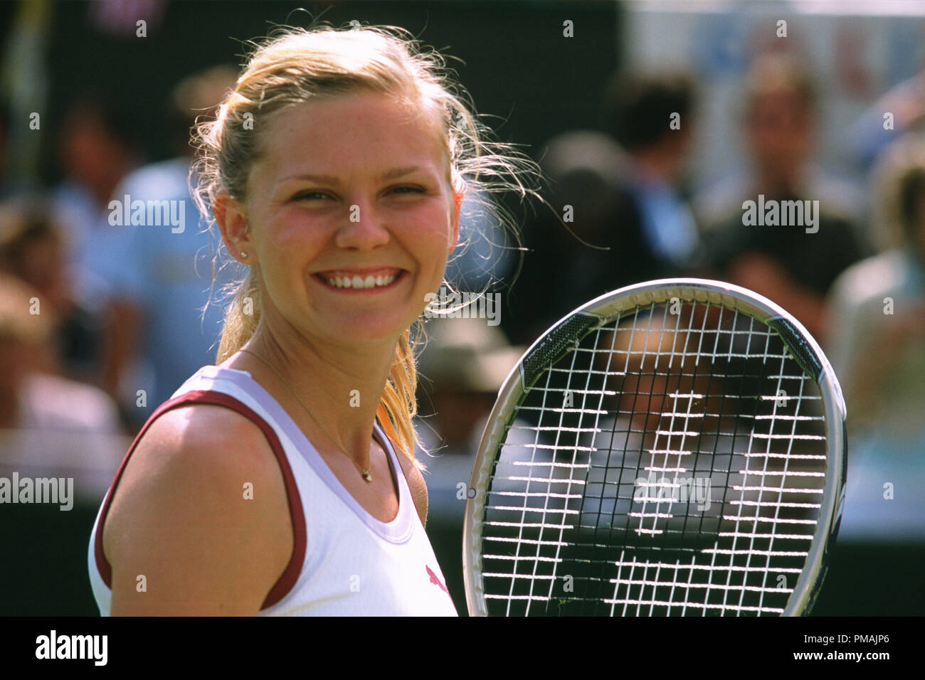 KIRSTEN DUNST as Lizzie Bradbury in Working Title Films' romantic comedy  Wimbledon. (2004 Stock Photo - Alamy