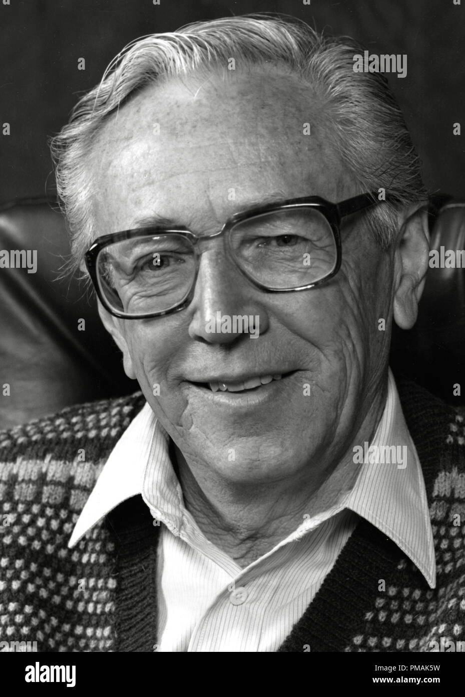 Charles M. Schulz, Creator of 'Peanuts' comic strip and characters, circa 1984  File Reference # 33300 245THA Stock Photo