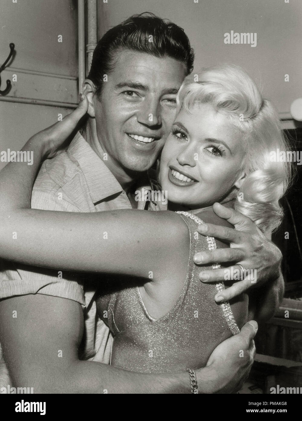 Jayne Mansfield with her husband, Mickey Hargitay circa 1963  File Reference # 33300 498THA Stock Photo