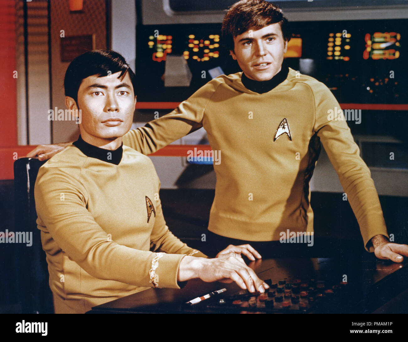 George Takei, Walter Koenig, 'Star Trek' (1968) Desilu Productions  File Reference # 33300 847THA Stock Photo
