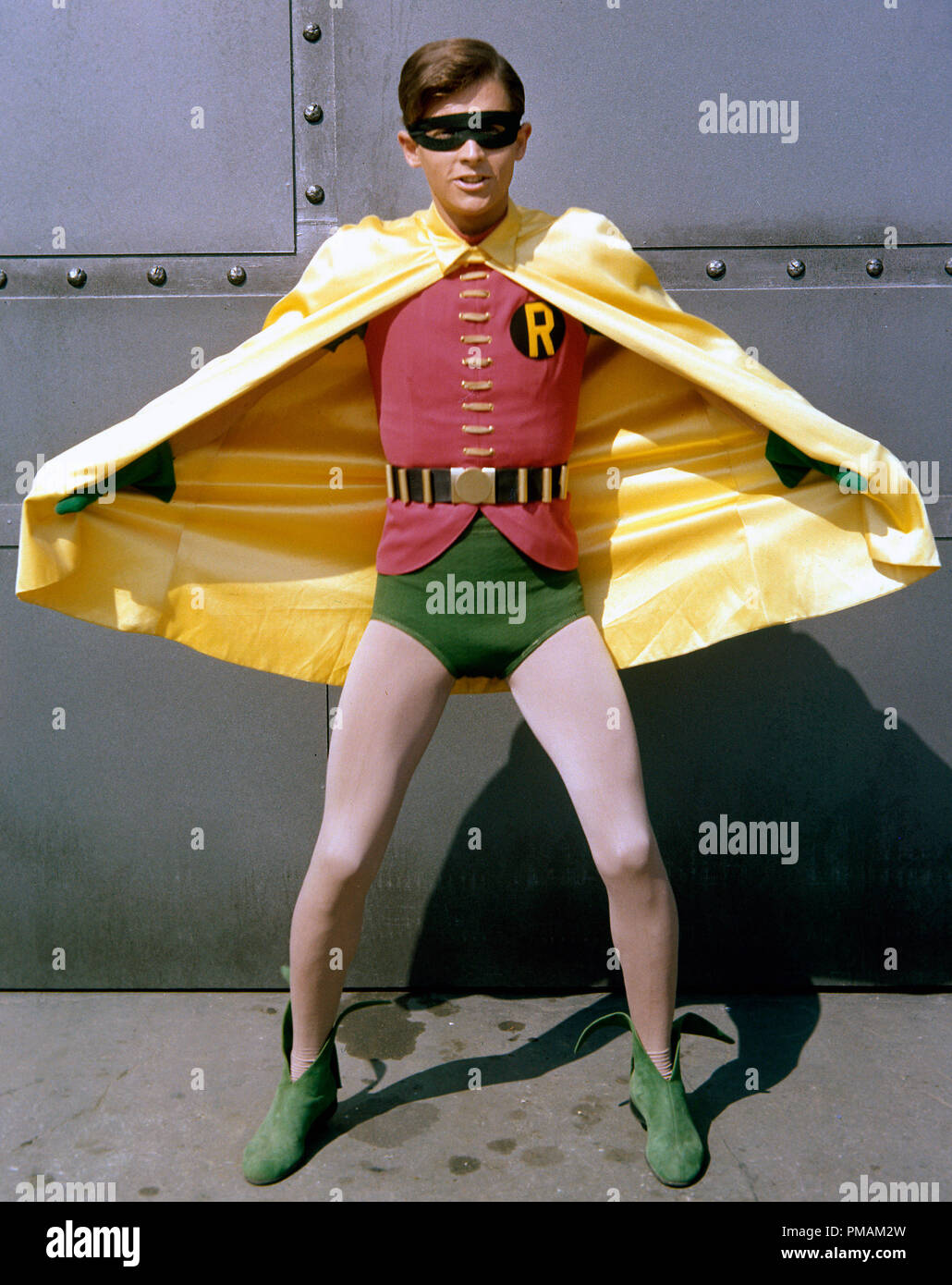 Burt Ward in character as Robin, 