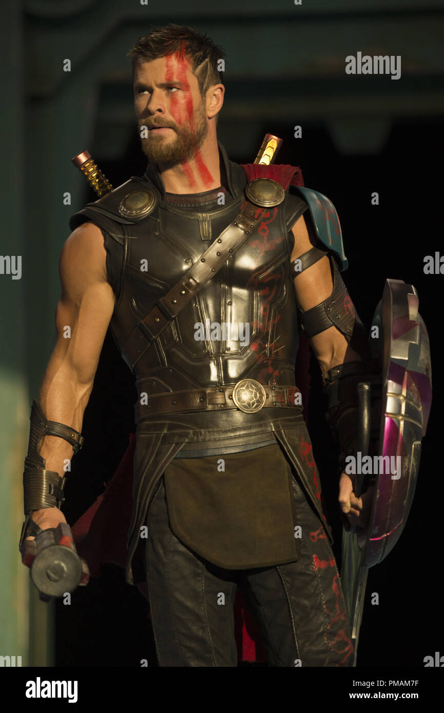 Chris Hemsworth in Thor: Ragnarök (2017) Marvel Studios Stock Photo