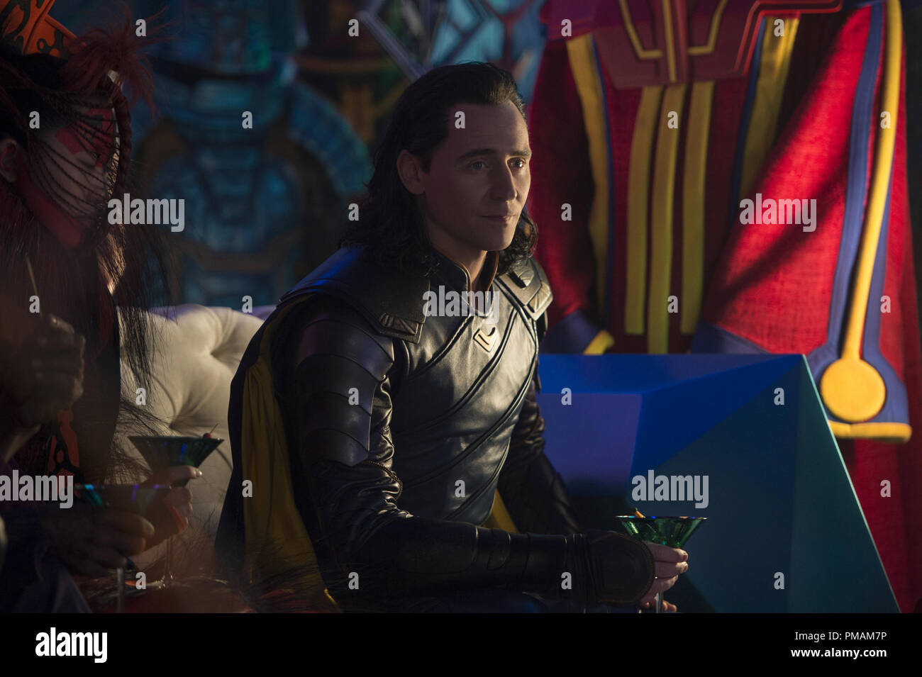 Tom Hiddleston in Thor: Ragnarök (2017) Marvel Studios Stock Photo