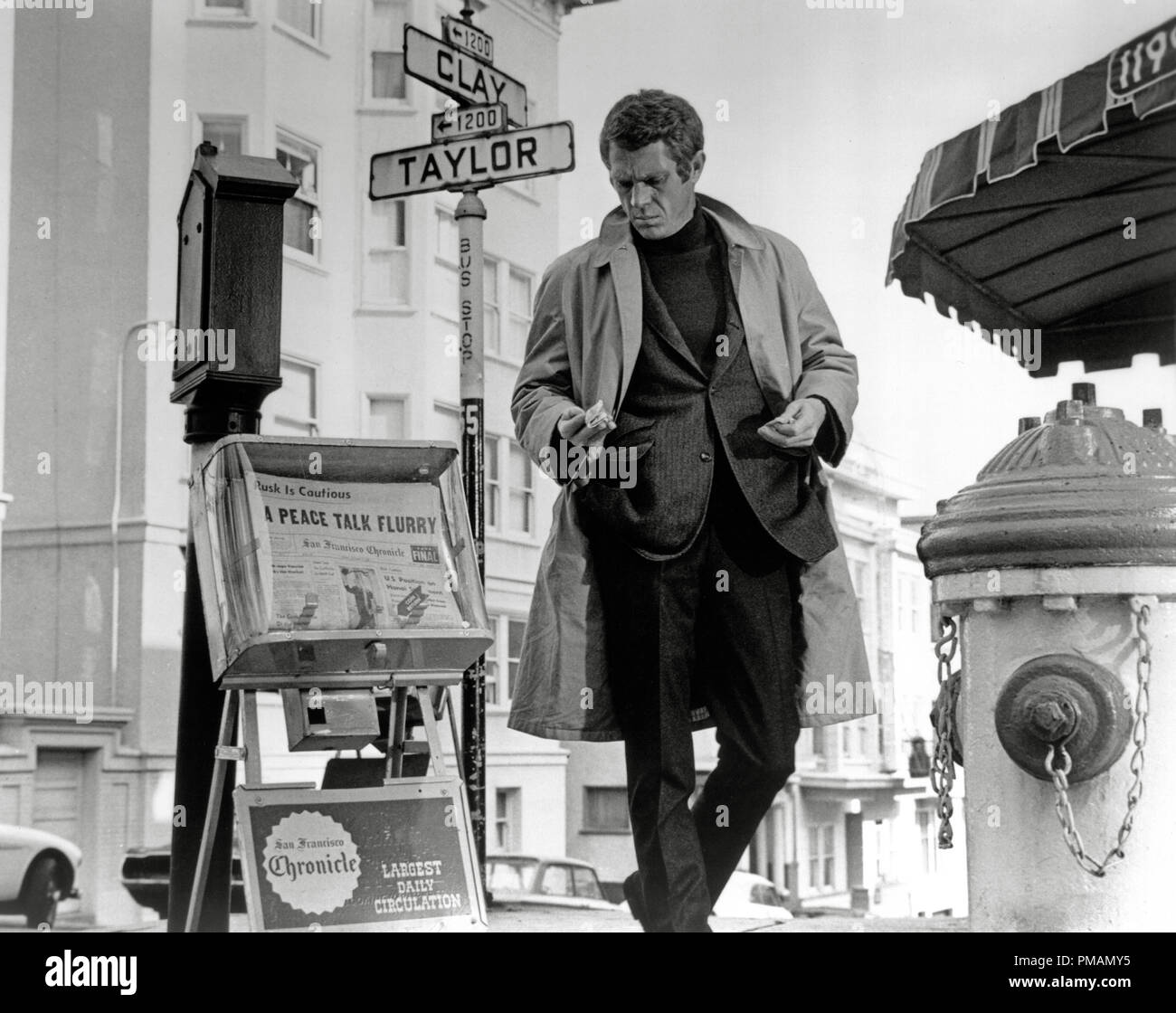 Steve McQueen, "Bullitt" (1968) Solar Productions File Reference